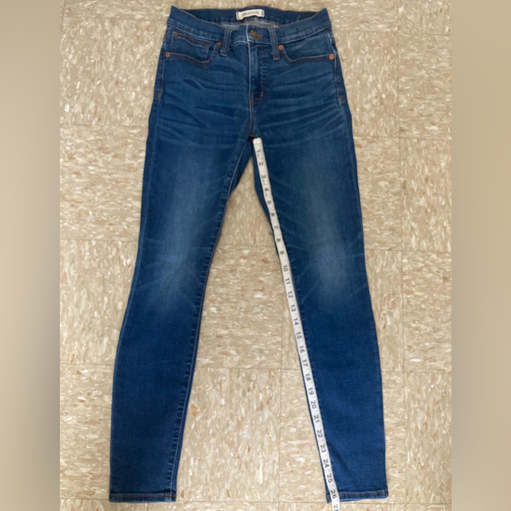 Madewell 9in High Rise Skinny Fit Denim Jeans - Picture 6 of 8